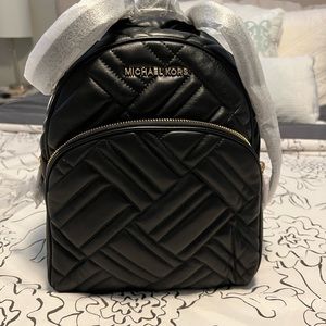 Michael Kors quilted backpack